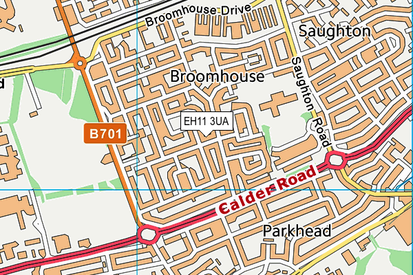 EH11 3UA map - OS VectorMap District (Ordnance Survey) EH11 3UA map - OS VectorMap District (Ordnance Survey)
