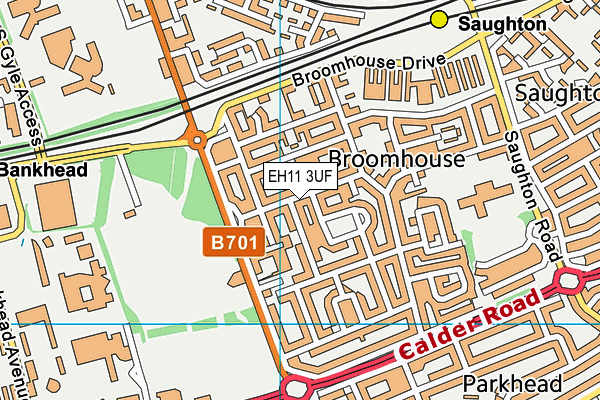 EH11 3UF map - OS VectorMap District (Ordnance Survey) EH11 3UF map - OS VectorMap District (Ordnance Survey)