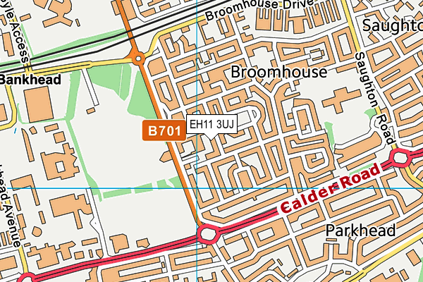 EH11 3UJ map - OS VectorMap District (Ordnance Survey) EH11 3UJ map - OS VectorMap District (Ordnance Survey)