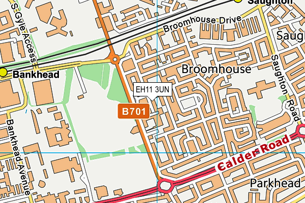 EH11 3UN map - OS VectorMap District (Ordnance Survey) EH11 3UN map - OS VectorMap District (Ordnance Survey)