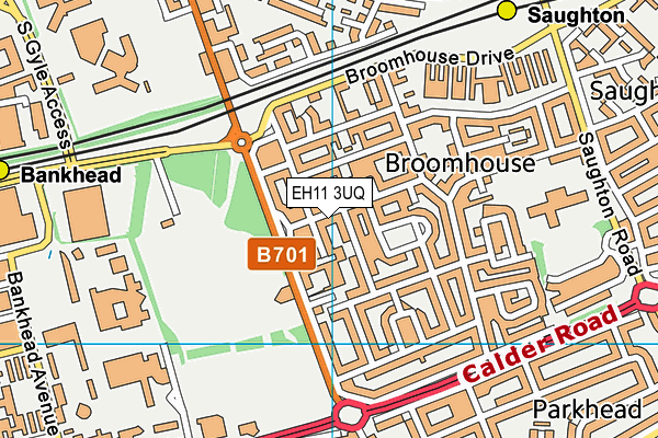 EH11 3UQ map - OS VectorMap District (Ordnance Survey) EH11 3UQ map - OS VectorMap District (Ordnance Survey)