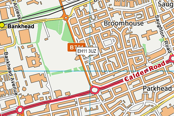 EH11 3UZ map - OS VectorMap District (Ordnance Survey) EH11 3UZ map - OS VectorMap District (Ordnance Survey)