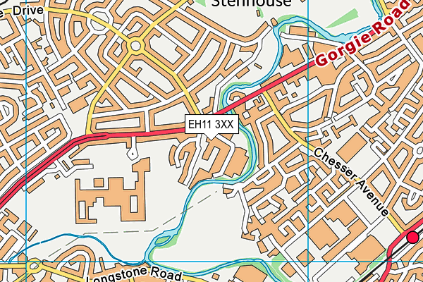 EH11 3XX map - OS VectorMap District (Ordnance Survey) EH11 3XX map - OS VectorMap District (Ordnance Survey)