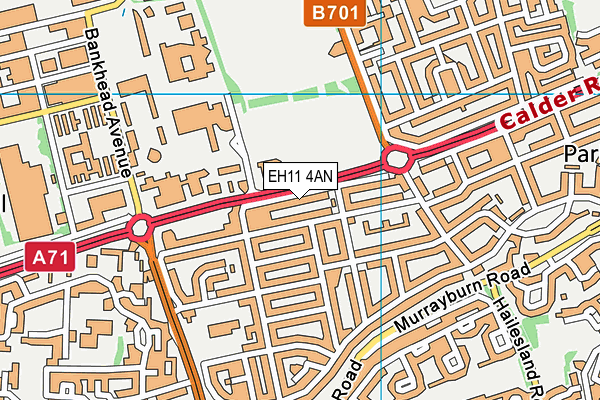 EH11 4AN map - OS VectorMap District (Ordnance Survey) EH11 4AN map - OS VectorMap District (Ordnance Survey)