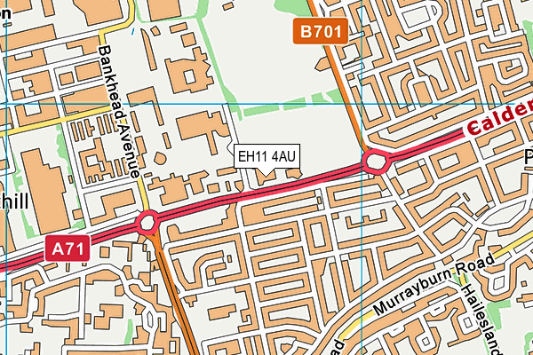 EH11 4AU map - OS VectorMap District (Ordnance Survey) EH11 4AU map - OS VectorMap District (Ordnance Survey)