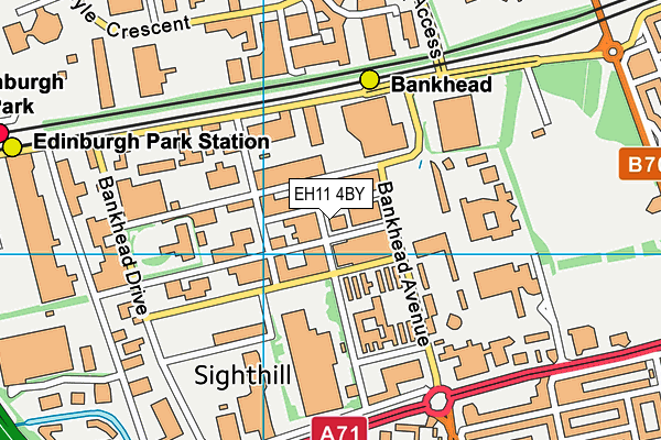 EH11 4BY map - OS VectorMap District (Ordnance Survey) EH11 4BY map - OS VectorMap District (Ordnance Survey)