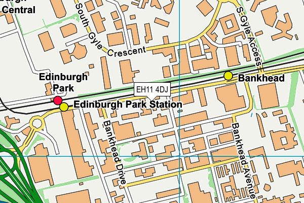 EH11 4DJ map - OS VectorMap District (Ordnance Survey) EH11 4DJ map - OS VectorMap District (Ordnance Survey)
