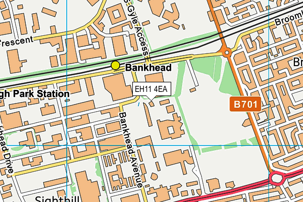 EH11 4EA map - OS VectorMap District (Ordnance Survey) EH11 4EA map - OS VectorMap District (Ordnance Survey)