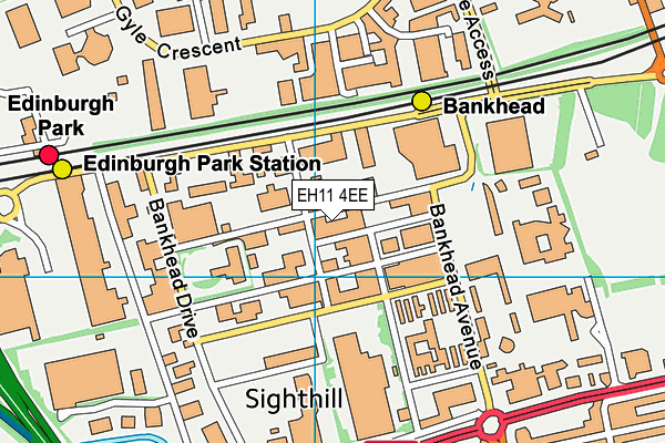 EH11 4EE map - OS VectorMap District (Ordnance Survey) EH11 4EE map - OS VectorMap District (Ordnance Survey)