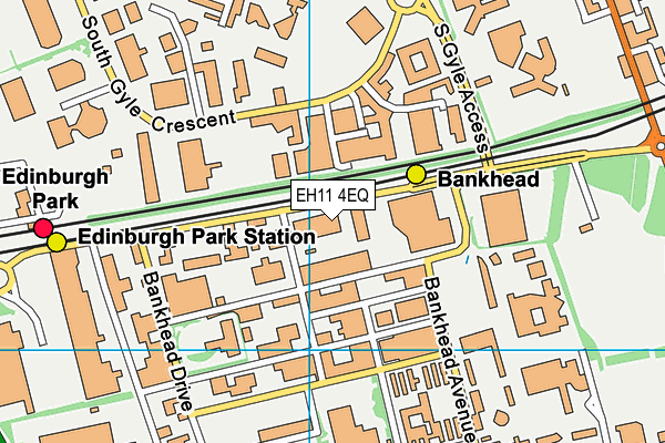 EH11 4EQ map - OS VectorMap District (Ordnance Survey) EH11 4EQ map - OS VectorMap District (Ordnance Survey)