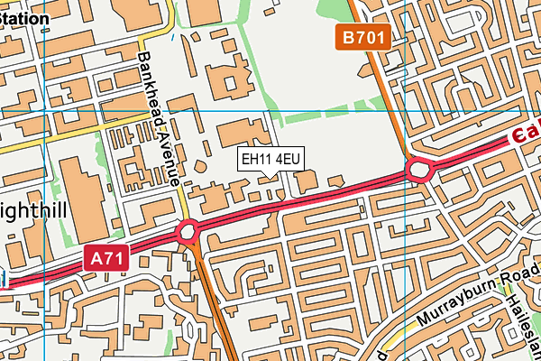 EH11 4EU map - OS VectorMap District (Ordnance Survey) EH11 4EU map - OS VectorMap District (Ordnance Survey)
