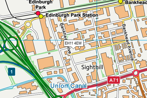EH11 4EW map - OS VectorMap District (Ordnance Survey) EH11 4EW map - OS VectorMap District (Ordnance Survey)