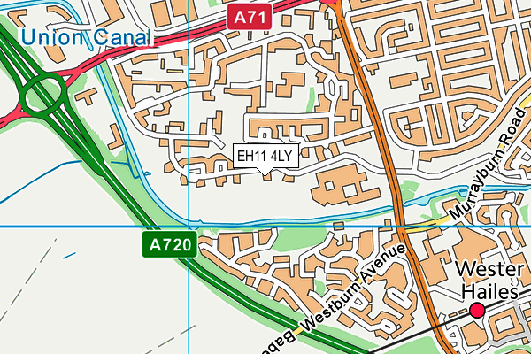 EH11 4LY map - OS VectorMap District (Ordnance Survey) EH11 4LY map - OS VectorMap District (Ordnance Survey)