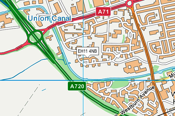 EH11 4NB map - OS VectorMap District (Ordnance Survey) EH11 4NB map - OS VectorMap District (Ordnance Survey)