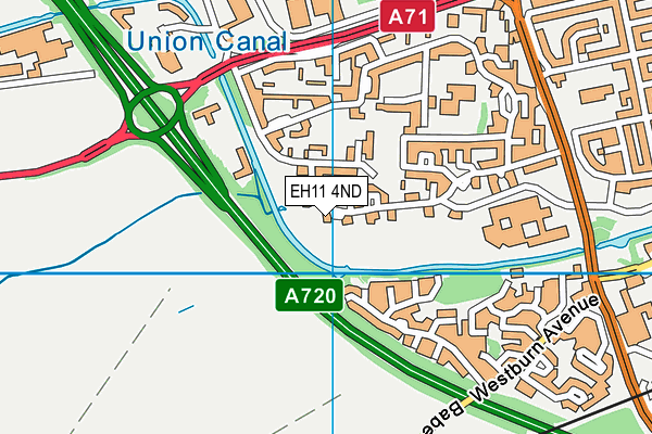 EH11 4ND map - OS VectorMap District (Ordnance Survey) EH11 4ND map - OS VectorMap District (Ordnance Survey)