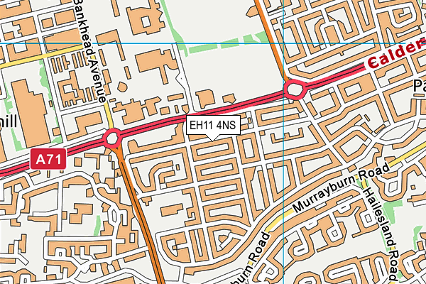 EH11 4NS map - OS VectorMap District (Ordnance Survey) EH11 4NS map - OS VectorMap District (Ordnance Survey)