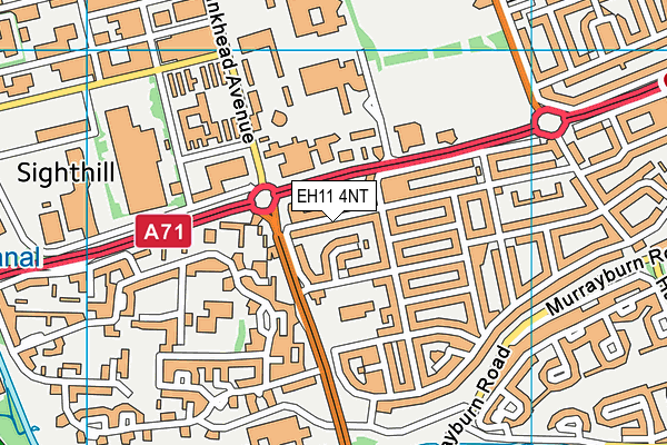 EH11 4NT map - OS VectorMap District (Ordnance Survey) EH11 4NT map - OS VectorMap District (Ordnance Survey)