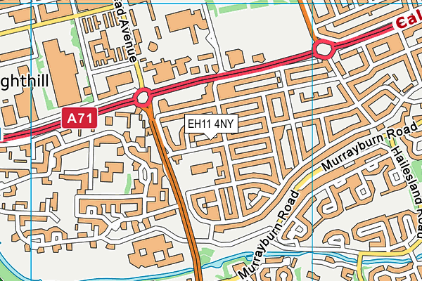 EH11 4NY map - OS VectorMap District (Ordnance Survey) EH11 4NY map - OS VectorMap District (Ordnance Survey)