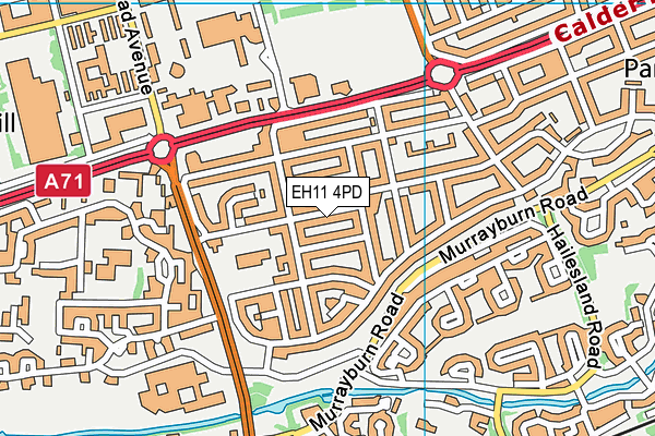 EH11 4PD map - OS VectorMap District (Ordnance Survey) EH11 4PD map - OS VectorMap District (Ordnance Survey)