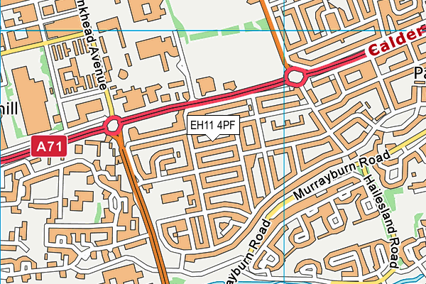 EH11 4PF map - OS VectorMap District (Ordnance Survey) EH11 4PF map - OS VectorMap District (Ordnance Survey)