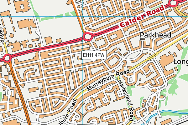 EH11 4PW map - OS VectorMap District (Ordnance Survey) EH11 4PW map - OS VectorMap District (Ordnance Survey)