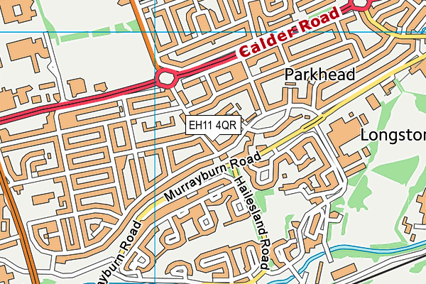 EH11 4QR map - OS VectorMap District (Ordnance Survey) EH11 4QR map - OS VectorMap District (Ordnance Survey)