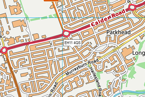 EH11 4QS map - OS VectorMap District (Ordnance Survey) EH11 4QS map - OS VectorMap District (Ordnance Survey)
