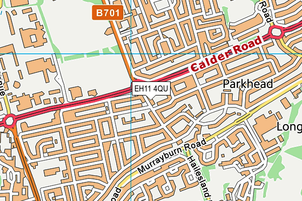 EH11 4QU map - OS VectorMap District (Ordnance Survey) EH11 4QU map - OS VectorMap District (Ordnance Survey)