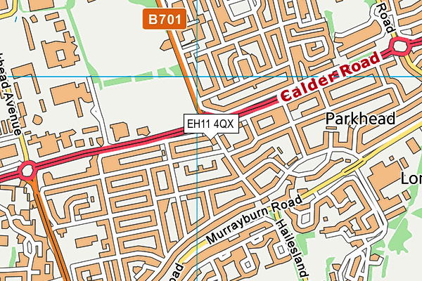 EH11 4QX map - OS VectorMap District (Ordnance Survey) EH11 4QX map - OS VectorMap District (Ordnance Survey)