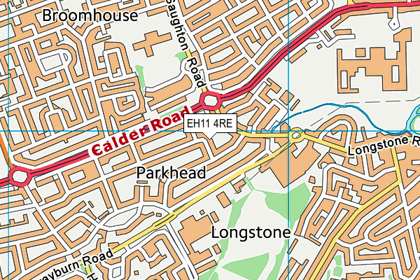 EH11 4RE map - OS VectorMap District (Ordnance Survey) EH11 4RE map - OS VectorMap District (Ordnance Survey)