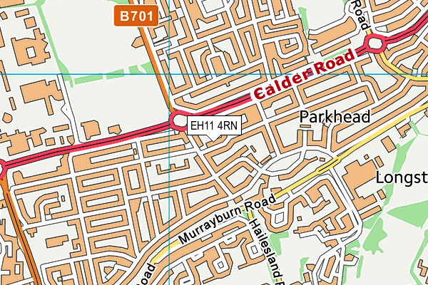 EH11 4RN map - OS VectorMap District (Ordnance Survey) EH11 4RN map - OS VectorMap District (Ordnance Survey)