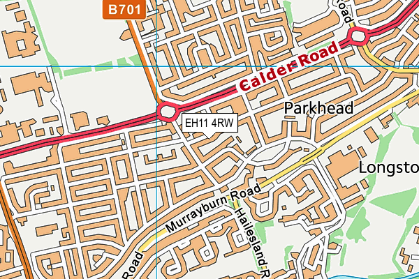 EH11 4RW map - OS VectorMap District (Ordnance Survey) EH11 4RW map - OS VectorMap District (Ordnance Survey)