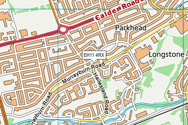 EH11 4RX map - OS VectorMap District (Ordnance Survey) EH11 4RX map - OS VectorMap District (Ordnance Survey)