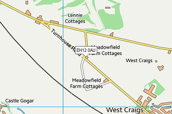 EH12 0AU map - OS VectorMap District (Ordnance Survey) EH12 0AU map - OS VectorMap District (Ordnance Survey)