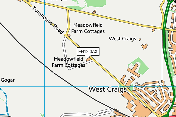 EH12 0AX map - OS VectorMap District (Ordnance Survey) EH12 0AX map - OS VectorMap District (Ordnance Survey)