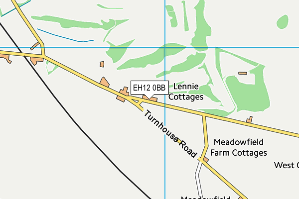 EH12 0BB map - OS VectorMap District (Ordnance Survey) EH12 0BB map - OS VectorMap District (Ordnance Survey)