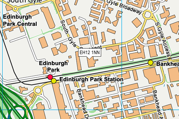 EH12 1NN map - OS VectorMap District (Ordnance Survey) EH12 1NN map - OS VectorMap District (Ordnance Survey)