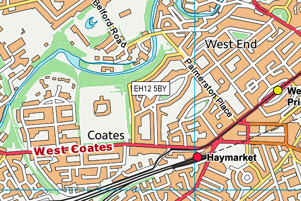 EH12 5BY map - OS VectorMap District (Ordnance Survey) EH12 5BY map - OS VectorMap District (Ordnance Survey)