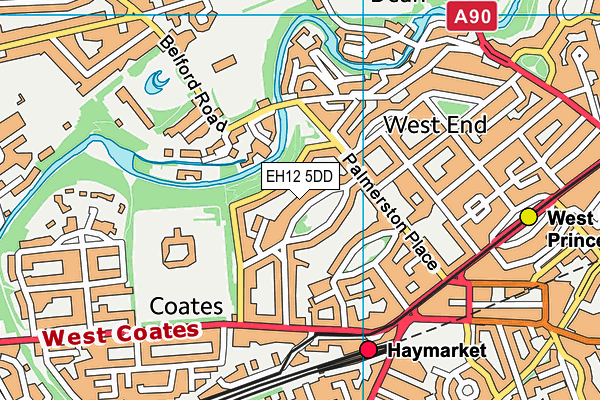 EH12 5DD map - OS VectorMap District (Ordnance Survey) EH12 5DD map - OS VectorMap District (Ordnance Survey)