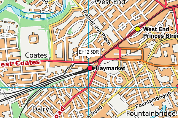 EH12 5DR map - OS VectorMap District (Ordnance Survey) EH12 5DR map - OS VectorMap District (Ordnance Survey)