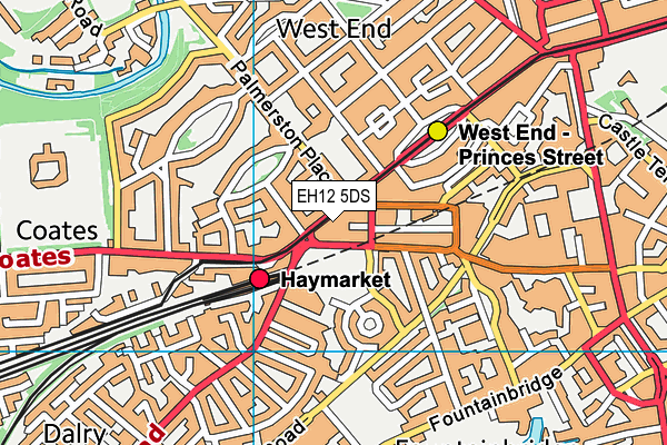 EH12 5DS map - OS VectorMap District (Ordnance Survey) EH12 5DS map - OS VectorMap District (Ordnance Survey)