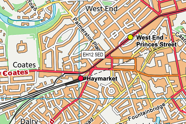 EH12 5ED map - OS VectorMap District (Ordnance Survey) EH12 5ED map - OS VectorMap District (Ordnance Survey)