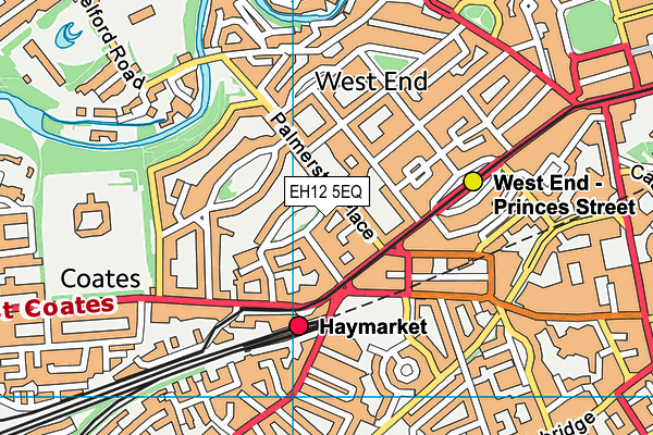 EH12 5EQ map - OS VectorMap District (Ordnance Survey) EH12 5EQ map - OS VectorMap District (Ordnance Survey)