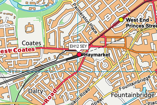 EH12 5EY map - OS VectorMap District (Ordnance Survey) EH12 5EY map - OS VectorMap District (Ordnance Survey)