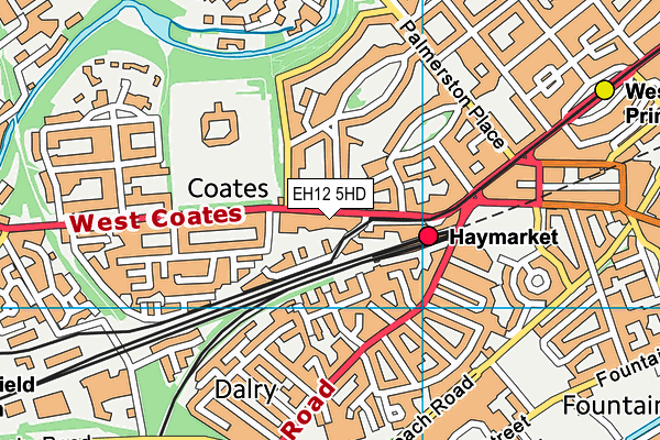 EH12 5HD map - OS VectorMap District (Ordnance Survey) EH12 5HD map - OS VectorMap District (Ordnance Survey)