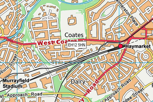 EH12 5HN map - OS VectorMap District (Ordnance Survey) EH12 5HN map - OS VectorMap District (Ordnance Survey)