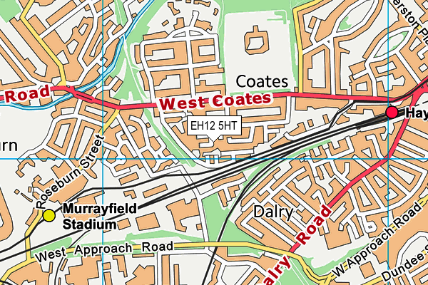 EH12 5HT map - OS VectorMap District (Ordnance Survey) EH12 5HT map - OS VectorMap District (Ordnance Survey)