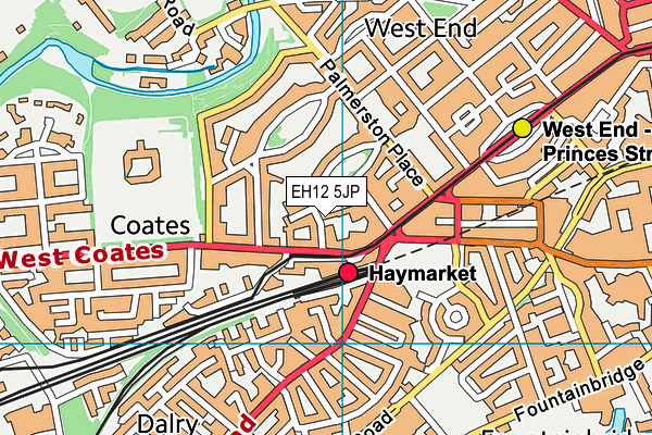 EH12 5JP map - OS VectorMap District (Ordnance Survey) EH12 5JP map - OS VectorMap District (Ordnance Survey)