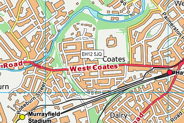 EH12 5JQ map - OS VectorMap District (Ordnance Survey) EH12 5JQ map - OS VectorMap District (Ordnance Survey)