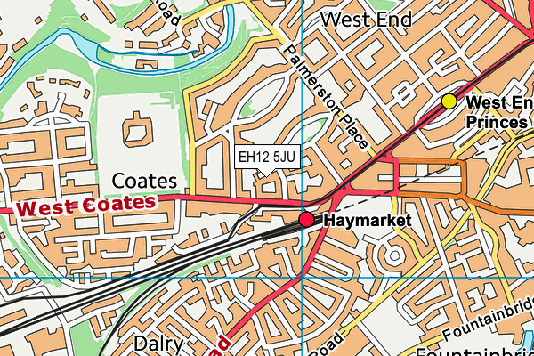 EH12 5JU map - OS VectorMap District (Ordnance Survey) EH12 5JU map - OS VectorMap District (Ordnance Survey)